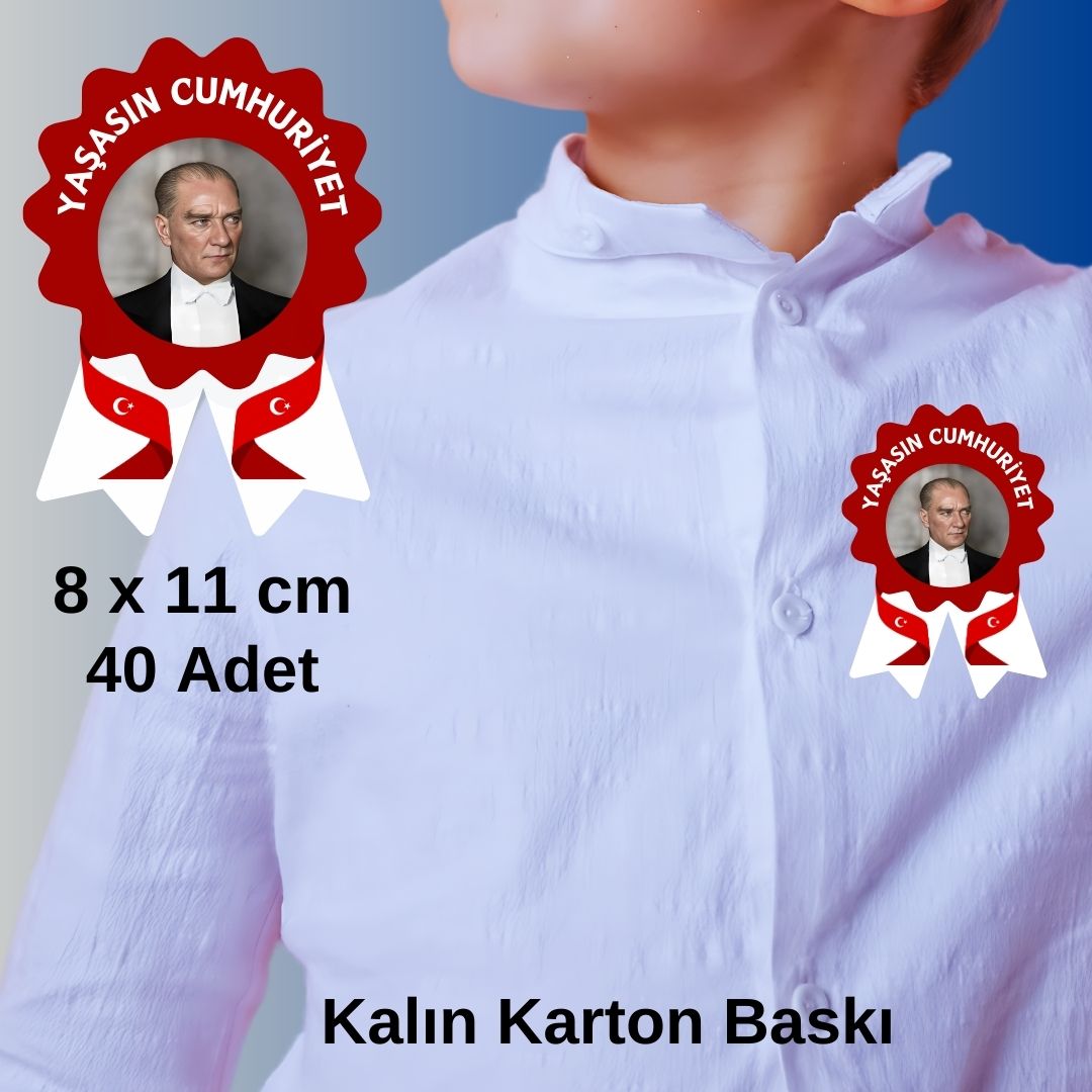 29 EKİM CUMHURİYET BAYRAMI YAKA KARTI 02 40LI PAKET 29 EKİM CUMHURİYET BAYRAMI YAKA KARTI 02 40LI PAKET