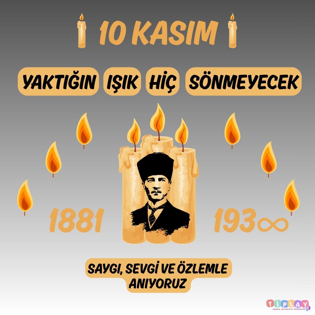 10 KASIM OKUL PANO SÜSÜ