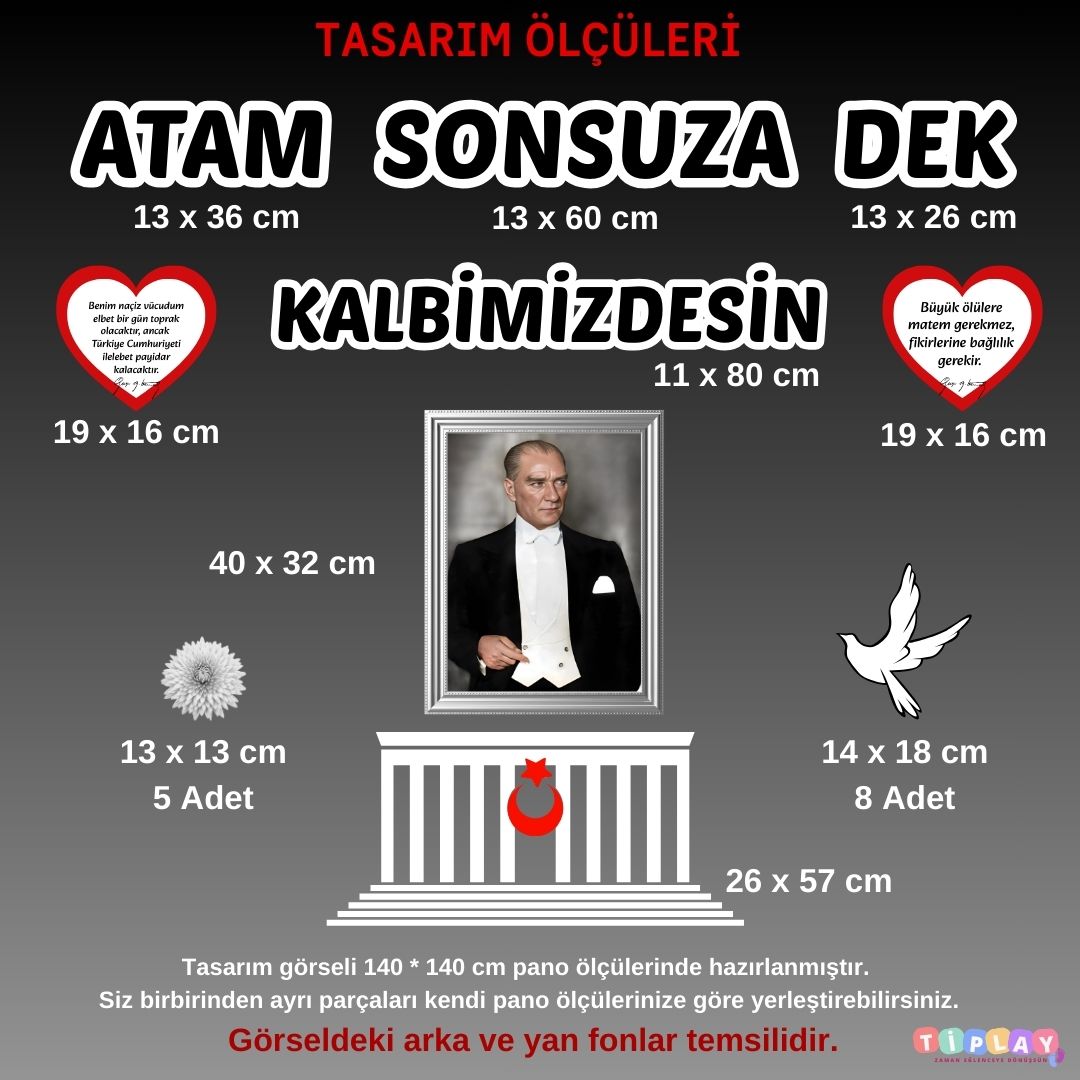 10 KASIM OKUL PANO SÜSÜ