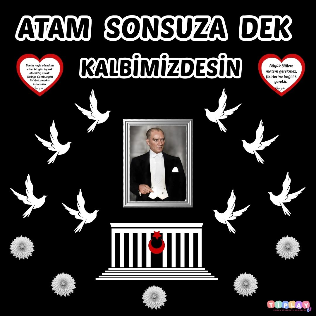 10 KASIM OKUL PANO SÜSÜ