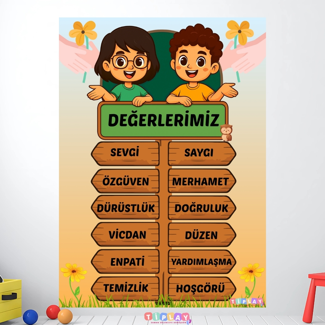 DEĞERLERİMİZ TABLOSU