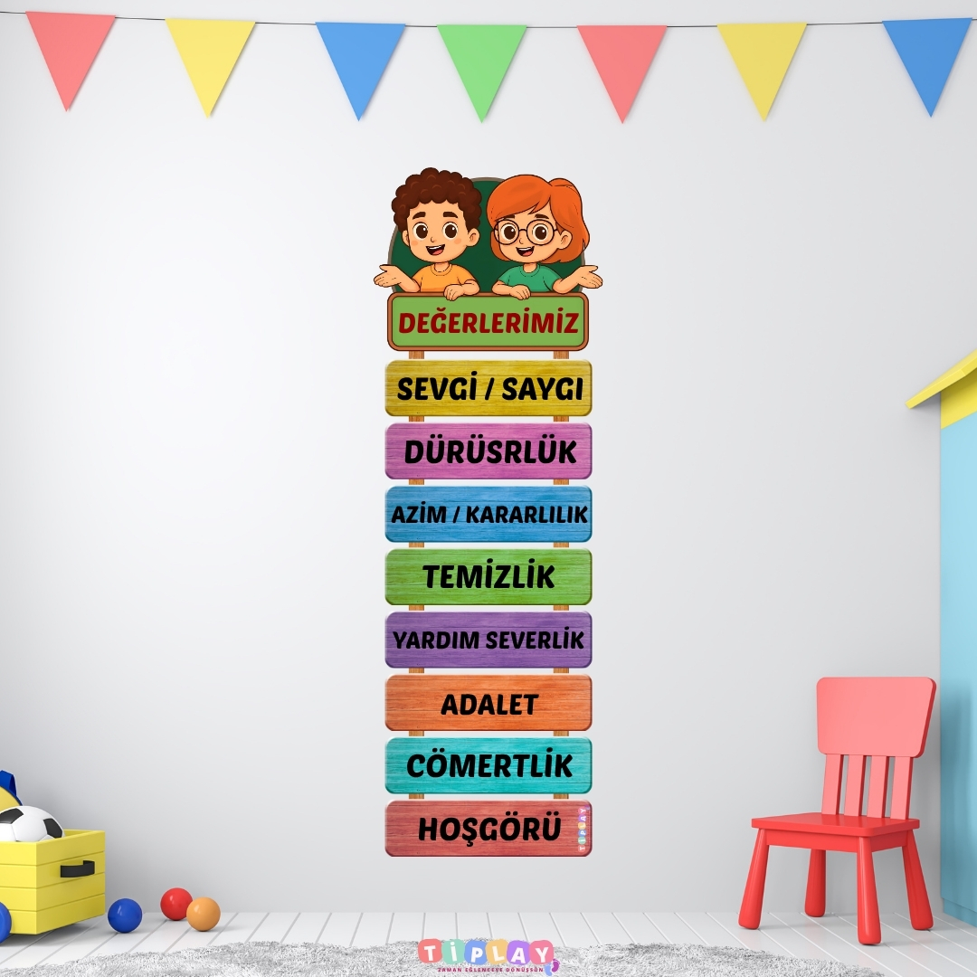 DEĞERLERİMİZ PANOSU
