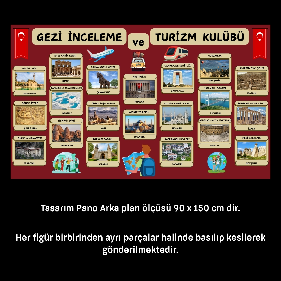 GEZİ TANITIM VE TURİZM KULÜBÜ PANOSU GEZİ TANITIM VE TURİZM KULÜBÜ PANOSU