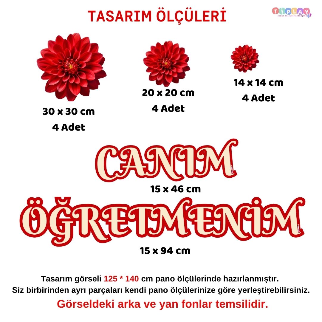CANIM ÖĞRETMENİM PANO SÜSÜ
