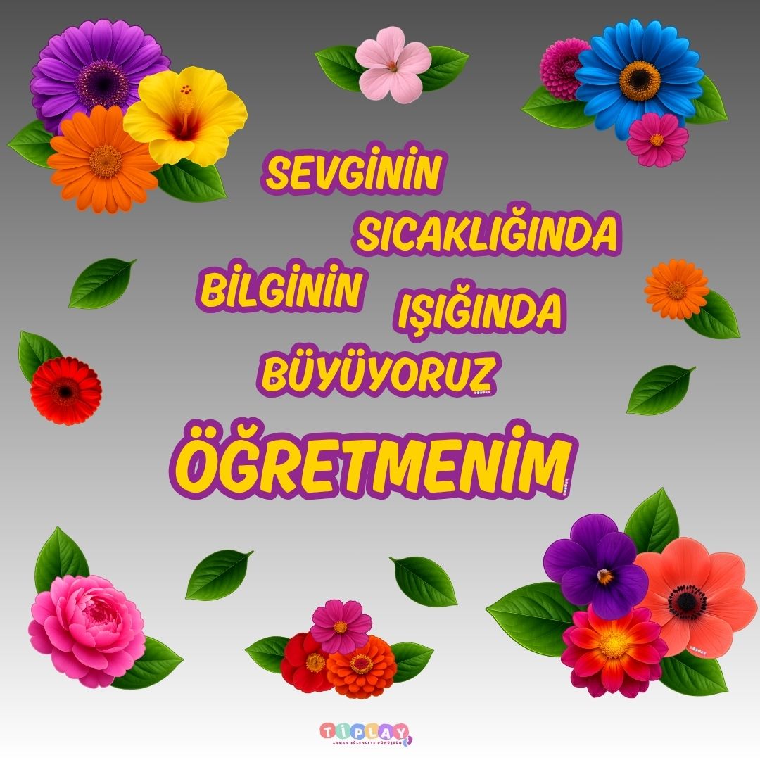 ÖĞRETMENLER GÜNÜ PANO SÜSÜ