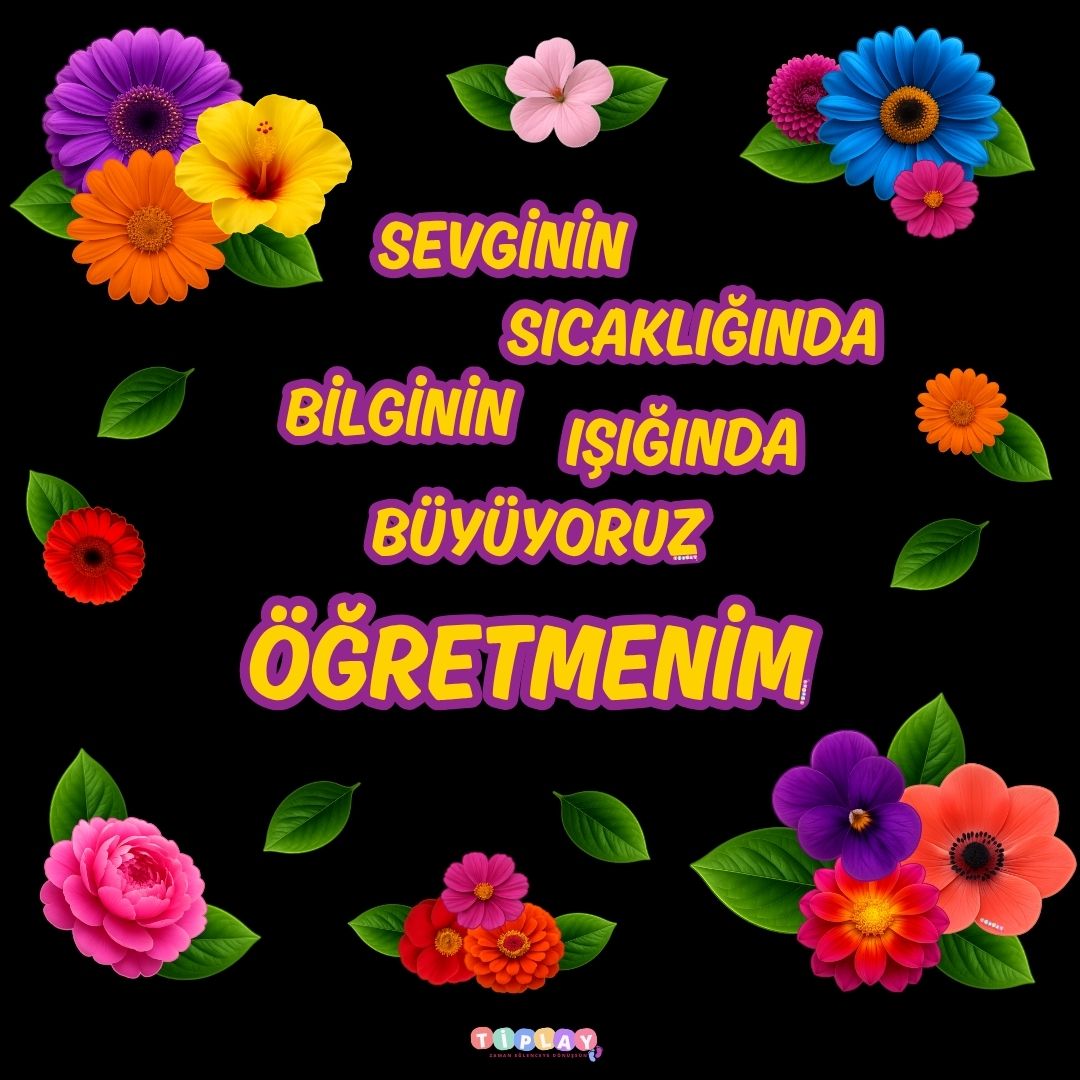 ÖĞRETMENLER GÜNÜ PANO SÜSÜ