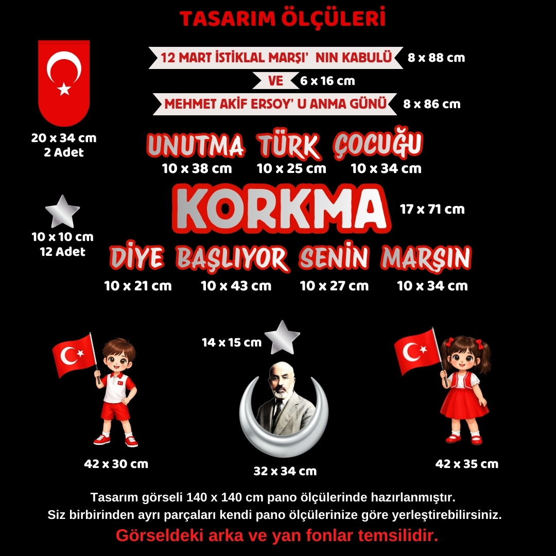 12 MART İSTİKLAL MARŞI'NIN KABULÜ PANO SÜSÜ 12 MART İSTİKLAL MARŞI'NIN KABULÜ PANO SÜSÜ