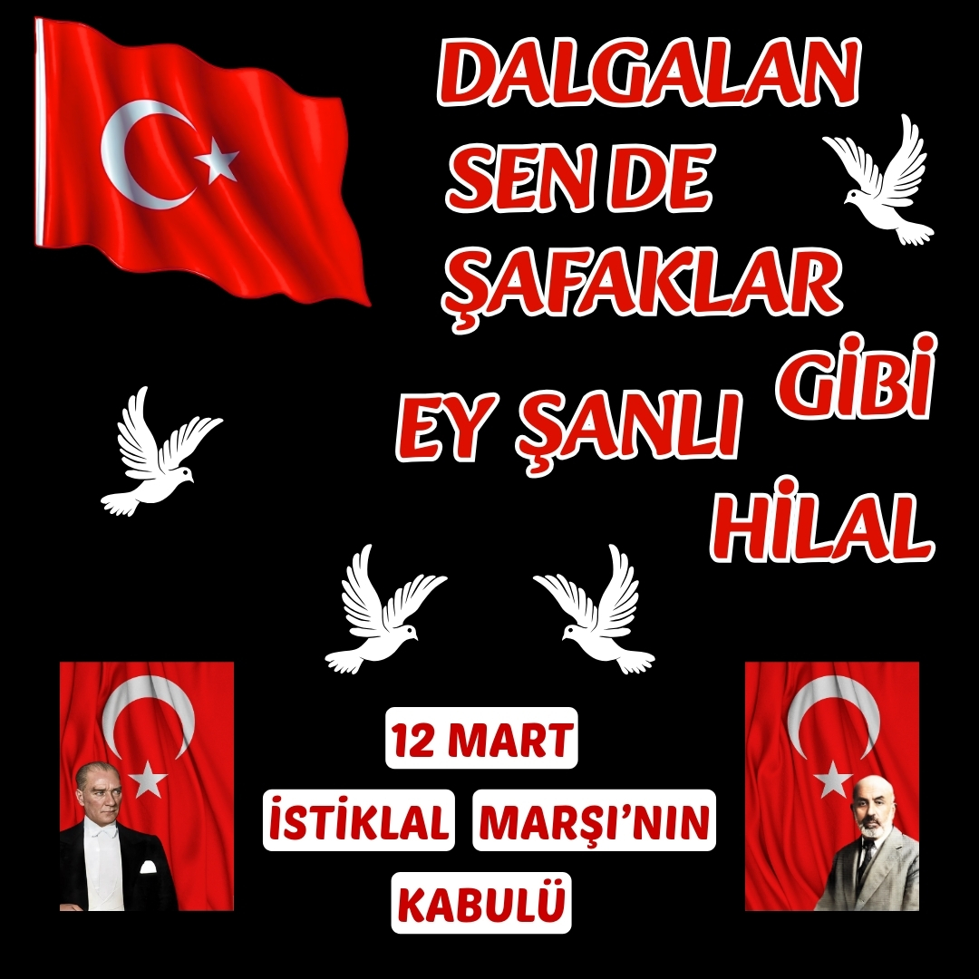12 MART İSTİKLAL MARŞI NIN KABULÜ PANO SÜSÜ 01 12 MART İSTİKLAL MARŞI NIN KABULÜ PANO SÜSÜ 01