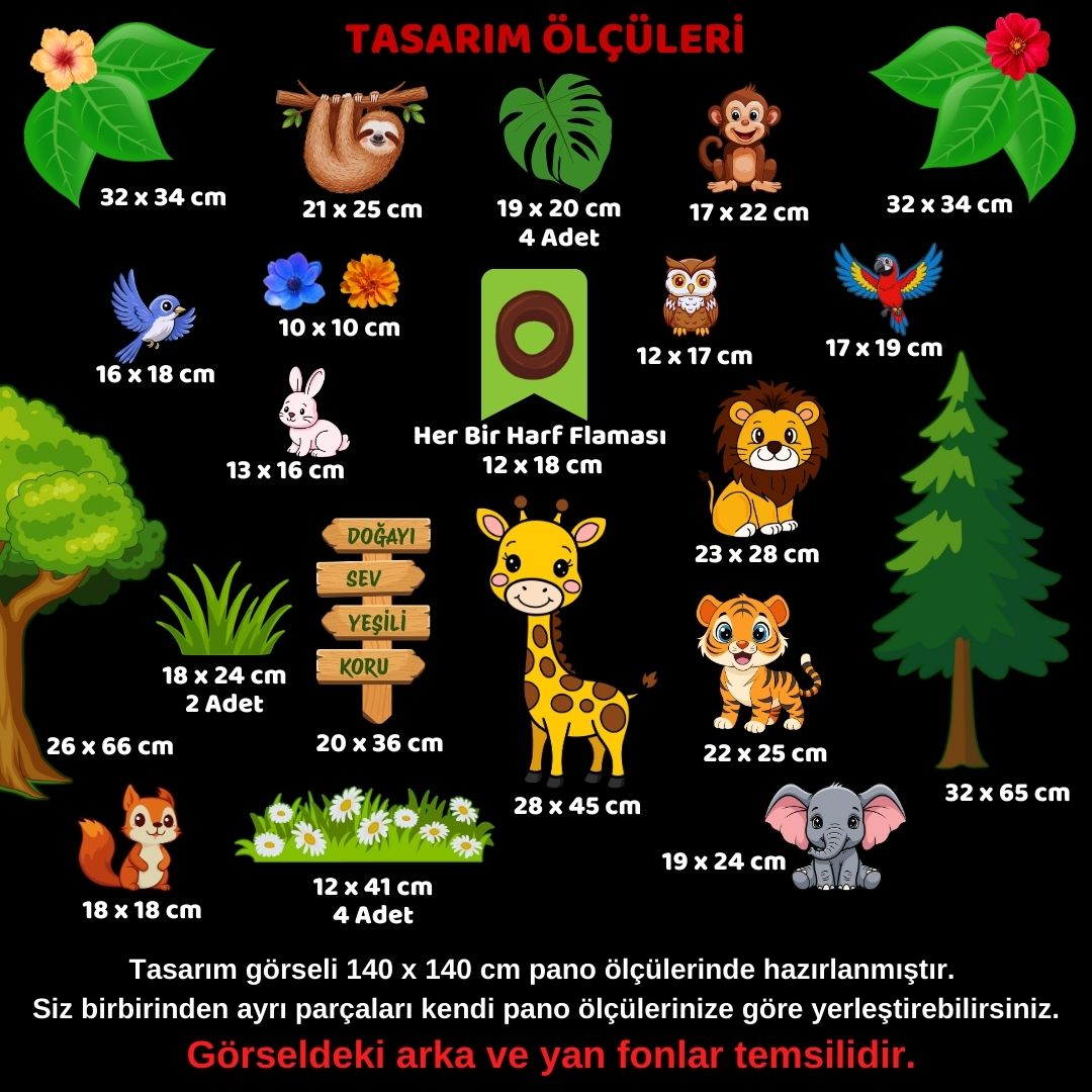 ORMAN HAFTASI OKUL PANO SÜSÜ