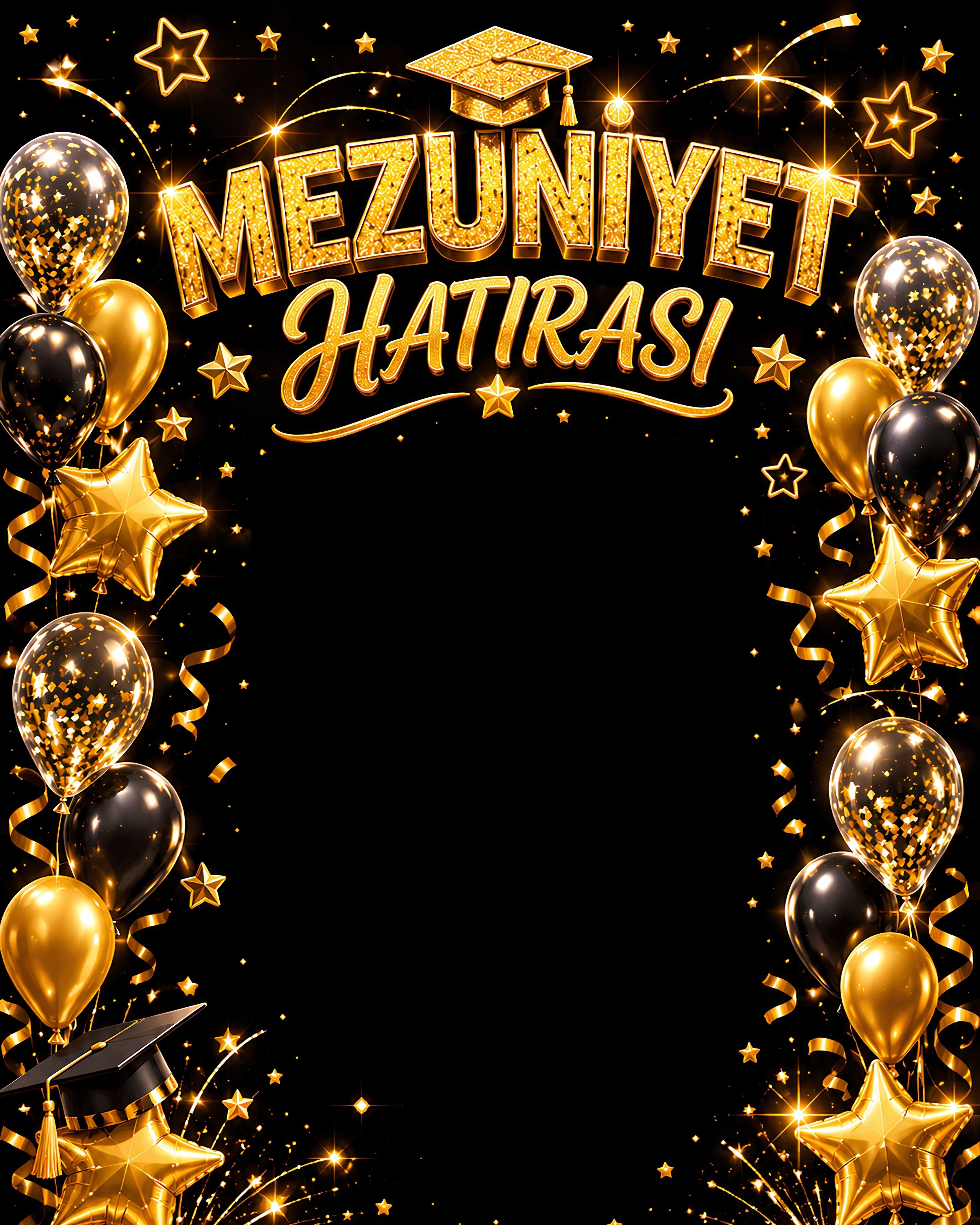 Mezuniyet Hatırası Hatıra Fotoğrafı PVC Vinil Afiş 160 x 200 cm | Tek Parça 02