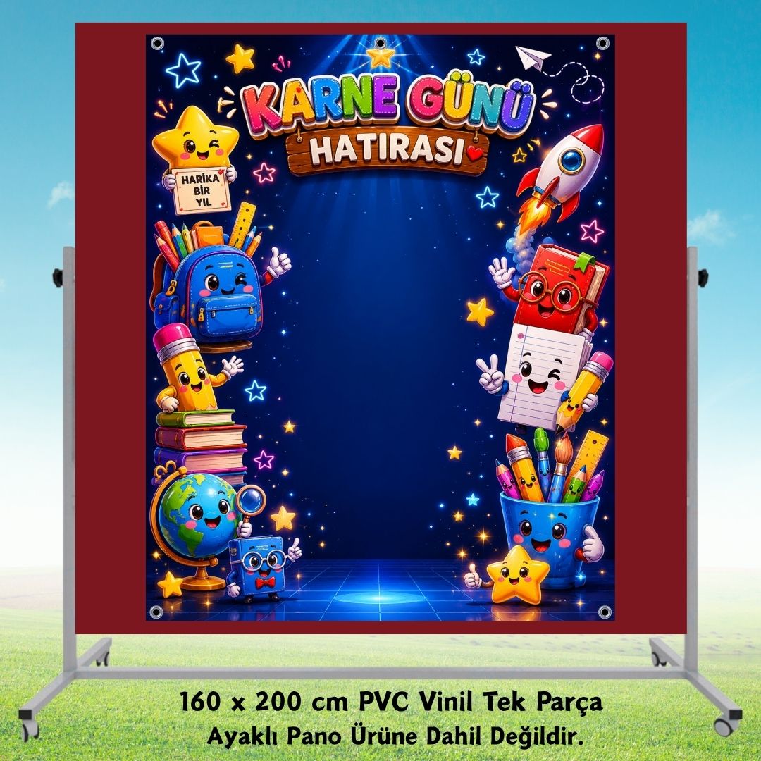 Karne Günü Hatıra Fotoğrafı PVC Vinil Afiş 160 x 200 cm | Tek Parça 01