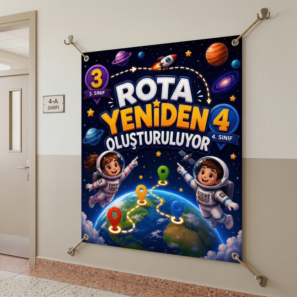 Karne Günü Hatıra Fotoğrafı PVC Vinil Afiş 160 x 200 cm | Tek Parça 11