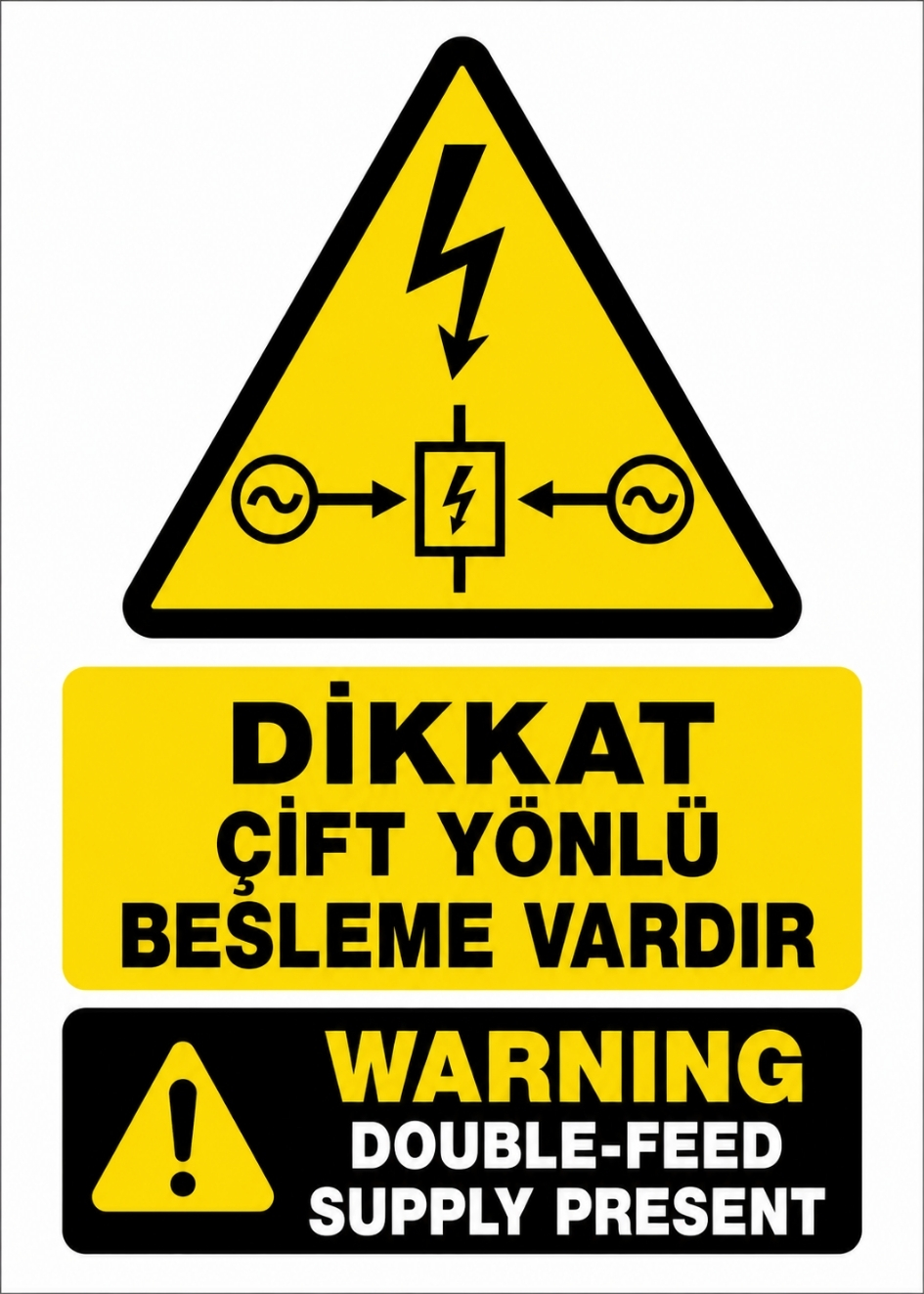 DİKKAT ÇİFT YÖNLÜ BESLEME VARDIR 21X30CM PVC ISG LEVHA