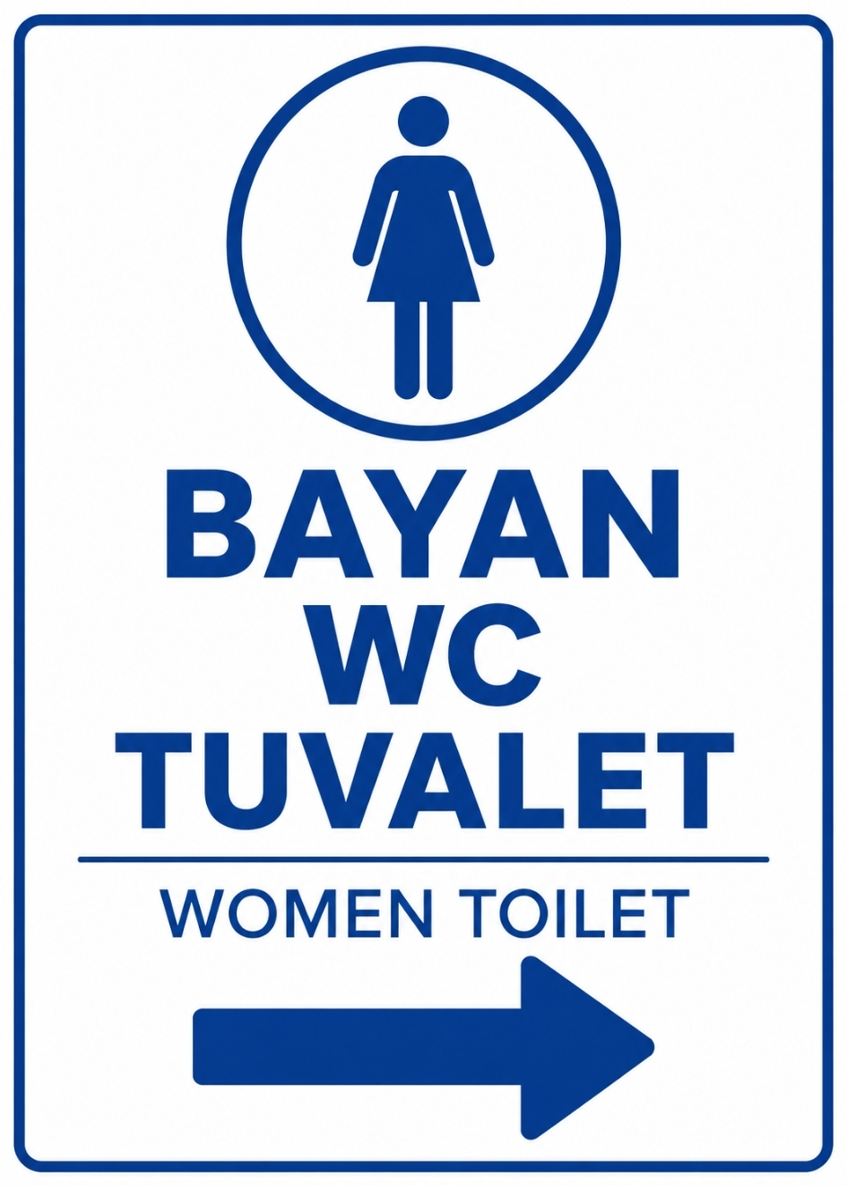 BAYAN WC TUVALET 21X30CM PVC ISG LEVHA BAYAN WC TUVALET 21X30CM PVC ISG LEVHA