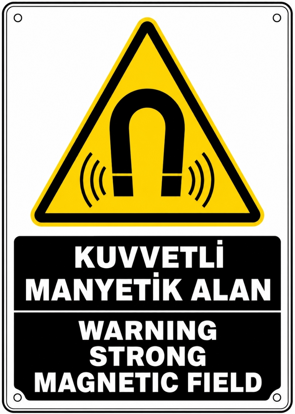 KUVVETLİ MANYETİK ALAN 21X30CM PVC ISG LEVHA