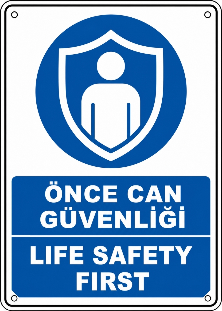 ÖNCE CAN GÜVENLİĞİ 21X30CM PVC ISG LEVHA