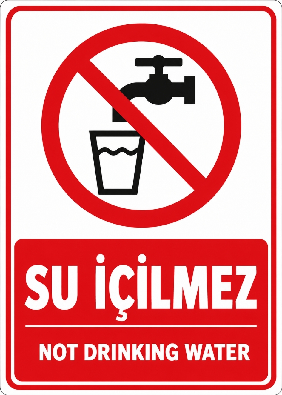 SU İÇİLMEZ 21X30CM PVC ISG LEVHA