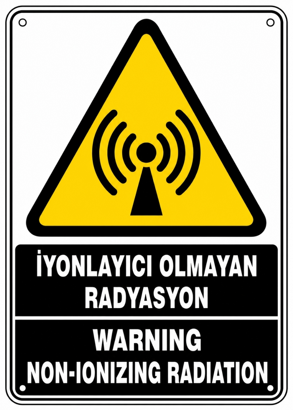 İYONLAYICI OLMAYAN RADYASYON 21X30CM PVC ISG LEVHA