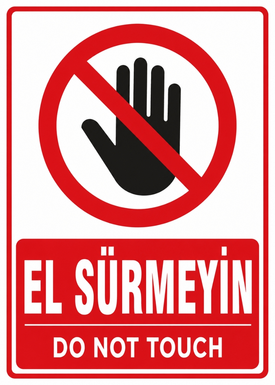 EL SÜRMEYİN 21X30CM PVC ISG LEVHA