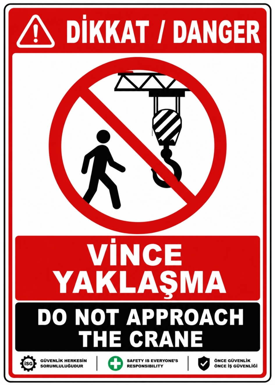 VİNCE YAKLAŞMA 21X30CM PVC ISG LEVHA