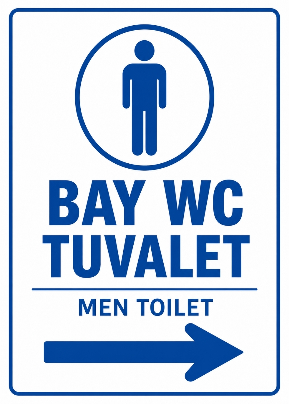 BAY WC TUVALET 21X30CM PVC ISG LEVHA BAY WC TUVALET 21X30CM PVC ISG LEVHA