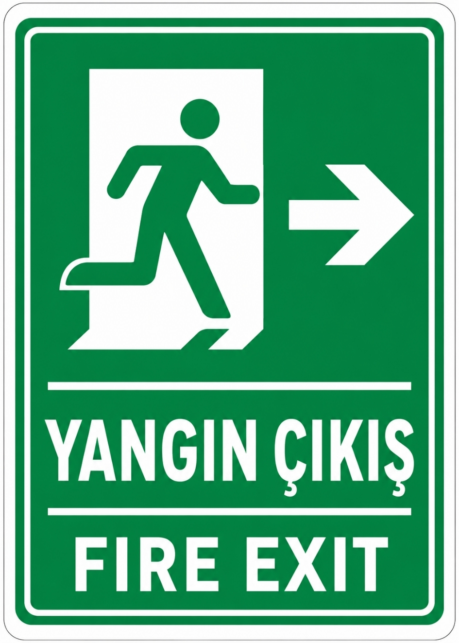 YANGIN ÇIKIŞ 21X30CM PVC ISG LEVHA