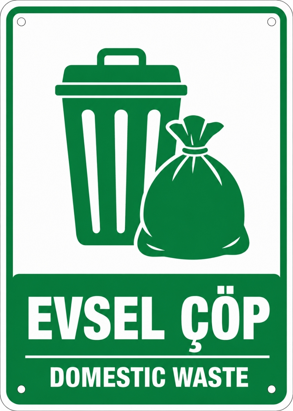 EVSEL ÇÖP 21X30CM PVC ISG LEVHA