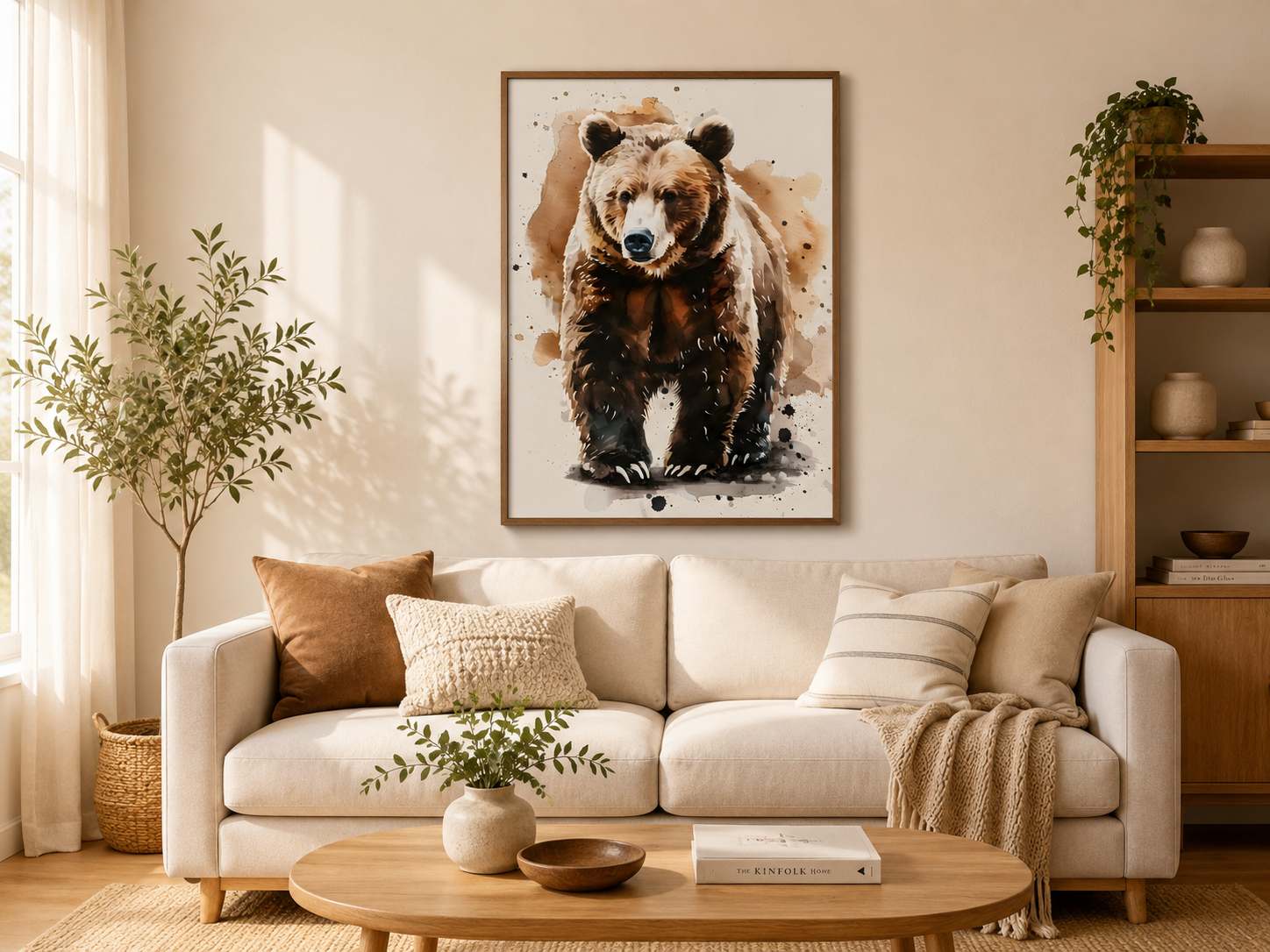 AYI FİGÜRLÜ WATERCOLOR DUVAR TABLOSU 50X70CM - PVC CANLI UV BASKI ÇERÇEVESİZ TABLO AYI FİGÜRLÜ WATERCOLOR DUVAR TABLOSU 50X70CM - PVC CANLI UV BASKI ÇERÇEVESİZ TABLO