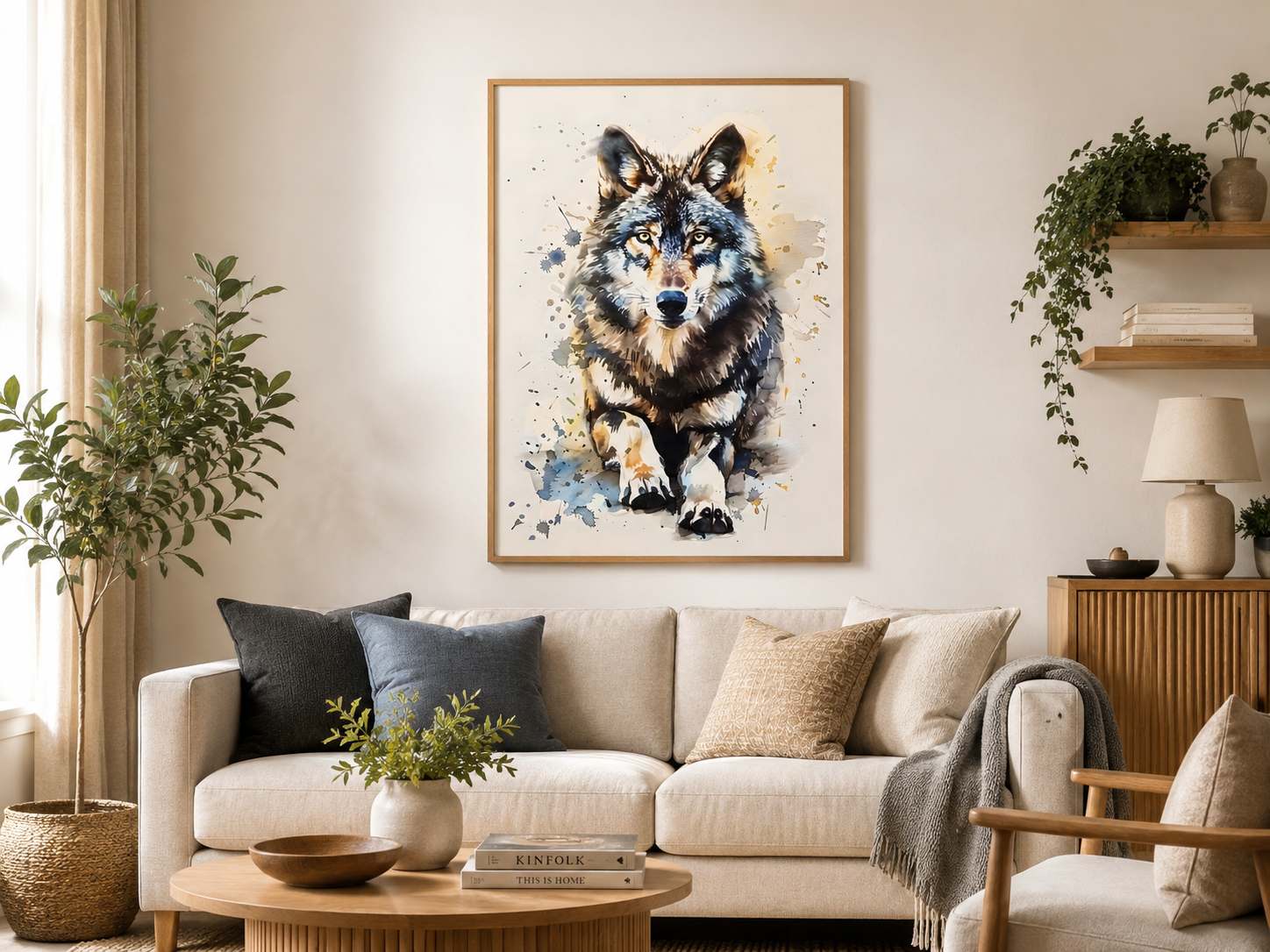 KURT FİGÜRLÜ WATERCOLOR DUVAR TABLOSU 50X70CM - PVC CANLI UV BASKI ÇERÇEVESİZ TABLO KURT FİGÜRLÜ WATERCOLOR DUVAR TABLOSU 50X70CM - PVC CANLI UV BASKI ÇERÇEVESİZ TABLO