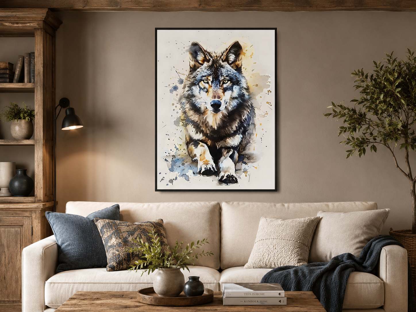 KURT FİGÜRLÜ WATERCOLOR DUVAR TABLOSU 50X70CM - PVC CANLI UV BASKI ÇERÇEVESİZ TABLO KURT FİGÜRLÜ WATERCOLOR DUVAR TABLOSU 50X70CM - PVC CANLI UV BASKI ÇERÇEVESİZ TABLO
