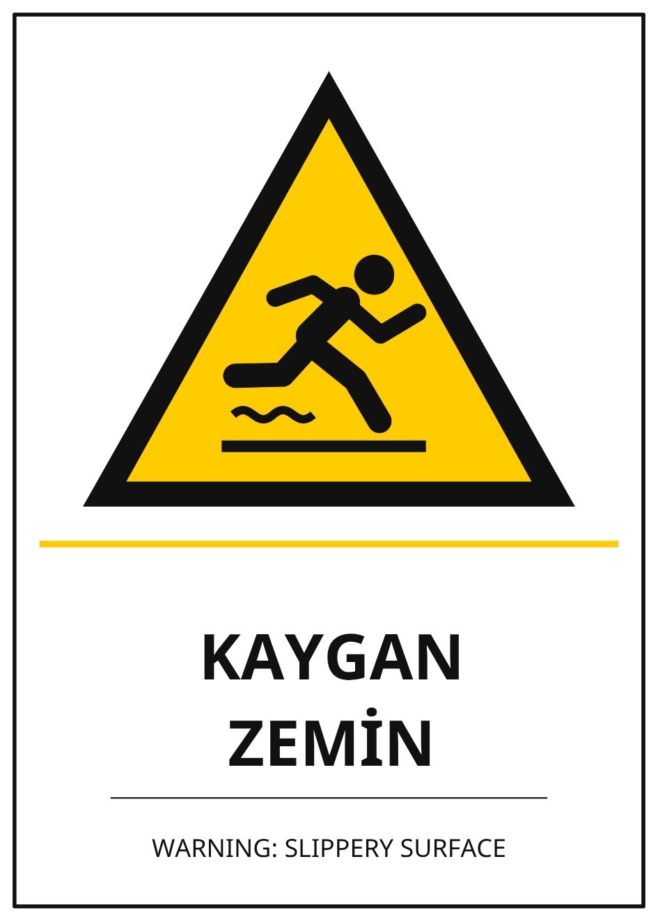 Hastane Kaygan Zemin PVC ISG Levha 21x30CM Hastane Kaygan Zemin PVC ISG Levha 21x30CM