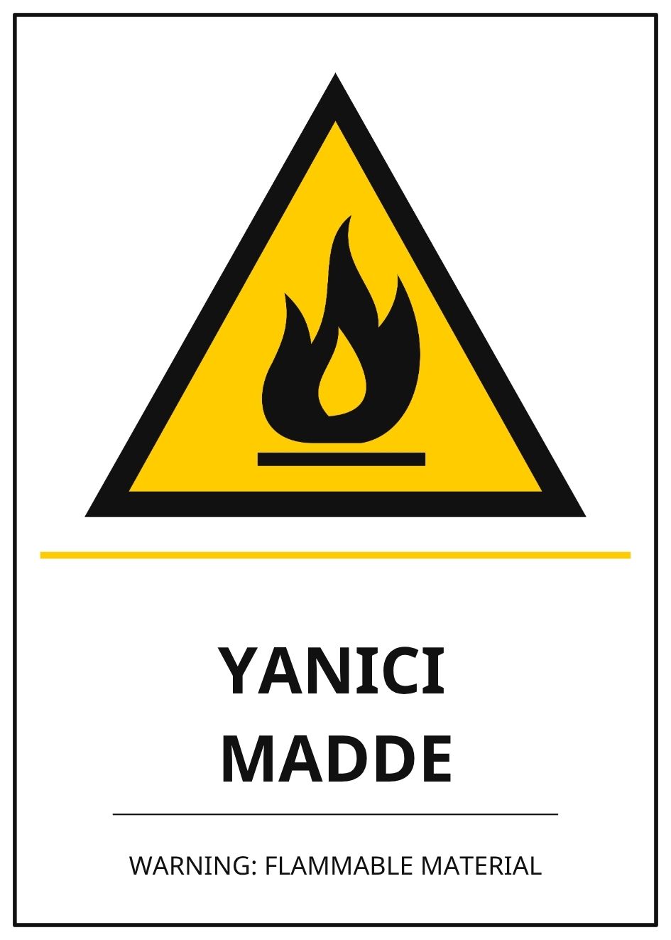 Hastane Yanıcı Madde PVC ISG Levha 21x30CM Hastane Yanıcı Madde PVC ISG Levha 21x30CM