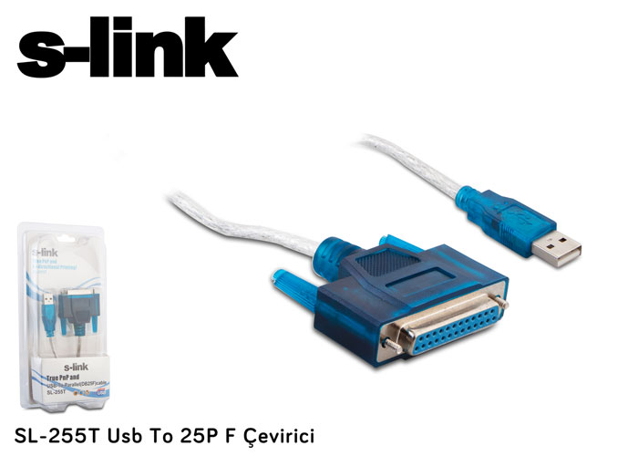 S-LINK SL-255T USB TO 25P F CEVIRICI