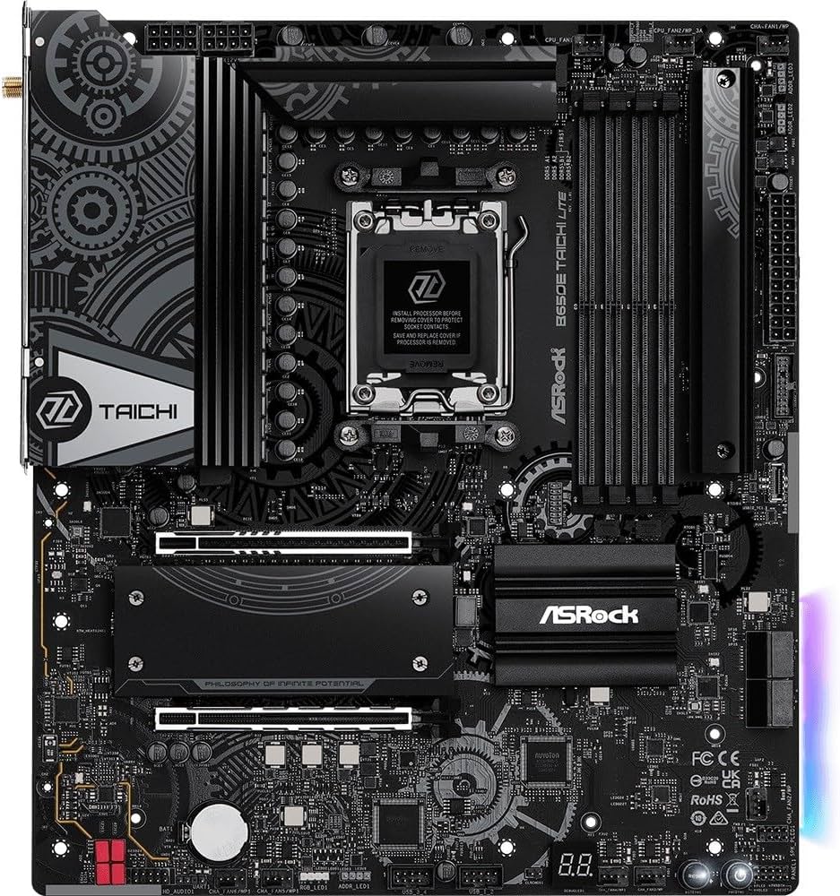 ASRock Z790 Taichi Lite WiFi RGB EATX Anakart Intel LGA1700, DDR5, 5x M.2 SSD, 8K 60Hz, Thunderbolt USB Type-C, WiFi 6E