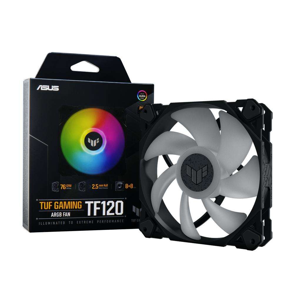 ASUS ROG STRIX TF120 SOĞUTUCU KASA RADYATÖR FANI ADRESLENEBİLİR ARGB 120MM