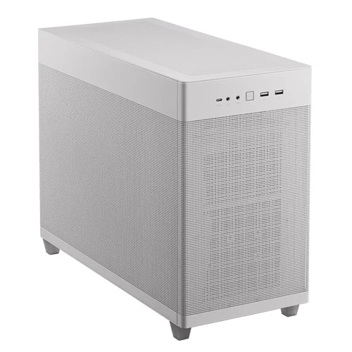 ASUS PRIME AP201 WHITE MICRO ATX ALET GEREKTIRMEYEN YAN PANELLER VE TOZ FILTRELI IZGARAYA SAHIP 360 MM SOGUTUCU 338 MM UZUNLUGA KADAR EKRAN KARTI VE STANDART ATX PSU DESTEKLI 33 LITRE HACIMLI MICRA ATX KASA