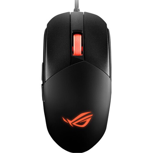 ASUS ROG STRIX IMPACT III KABLOLU HAFİF 12000 DPI SENSÖR 5 FARKLI PRIGRAMLANABİLİR TUŞ DEĞİŞTİRİLEBİLİR SWITCH ÖRGÜLÜ KABLO FPS OYUNCU MOUSE