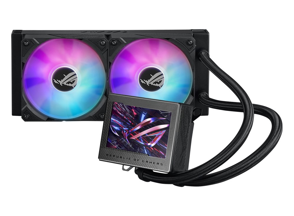 ASUS ROG RYUJIN III 240 ARGB OLED 3.5INCH LCD AURA SYNC RGB 3X NOCTUA IPPC 2000 PWM 120MM FAN SIVI CPU SOGUTUCUSU