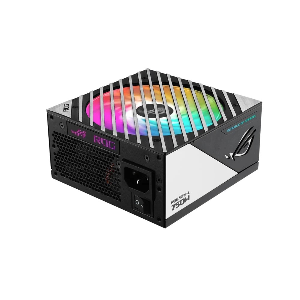 ASUS ROG LOKI SFX-L 750W MODULER ATX 3.0 UYUMLU 120MM PWM ARGB FAN PCIE 5.0 10 YIL GARANTI