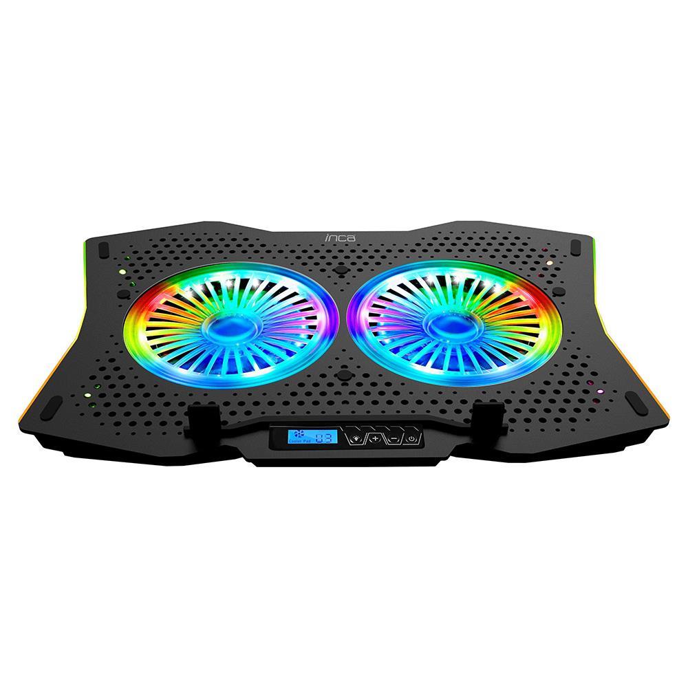 INCA GMS ARRAX II 2X RGB FAN LCD KONTROL PANEL 7 GAMING NOTEBOOK SOGUTUCU