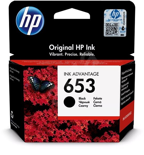 HP 653 BLACK SIYAH KARTUS 3YM75AE