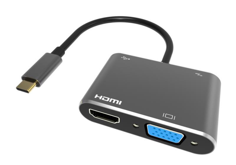 VCOM CU451 TYPE-C TO VGA HDMI USB TYPE-C CEVIRICI