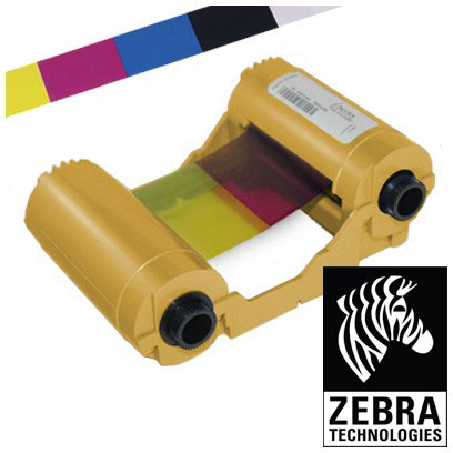 ZEBRA 800033-840 RENKLI RIBBON ZXP3 YMCKO TEK YUZE 200 BASKI