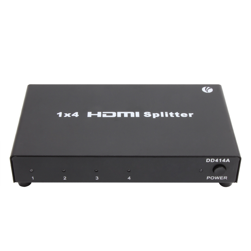 VCOM DD414A 1-4 PORT 1.4V 1080P METAL HDMI SPLITTER