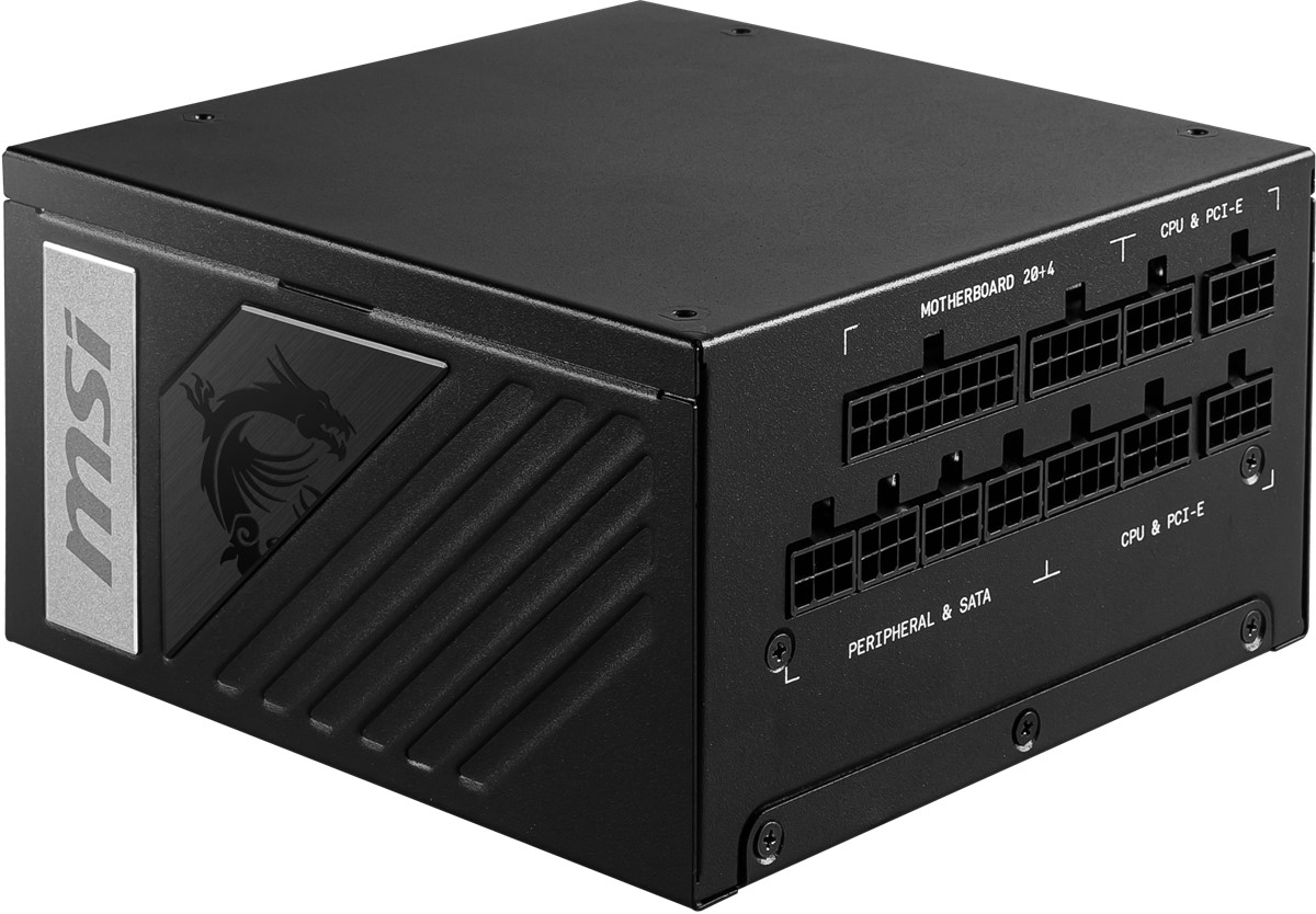 MSI PSU MPG A1000G PCIE5 1000W 80+ GOLD POWER SUPPLY