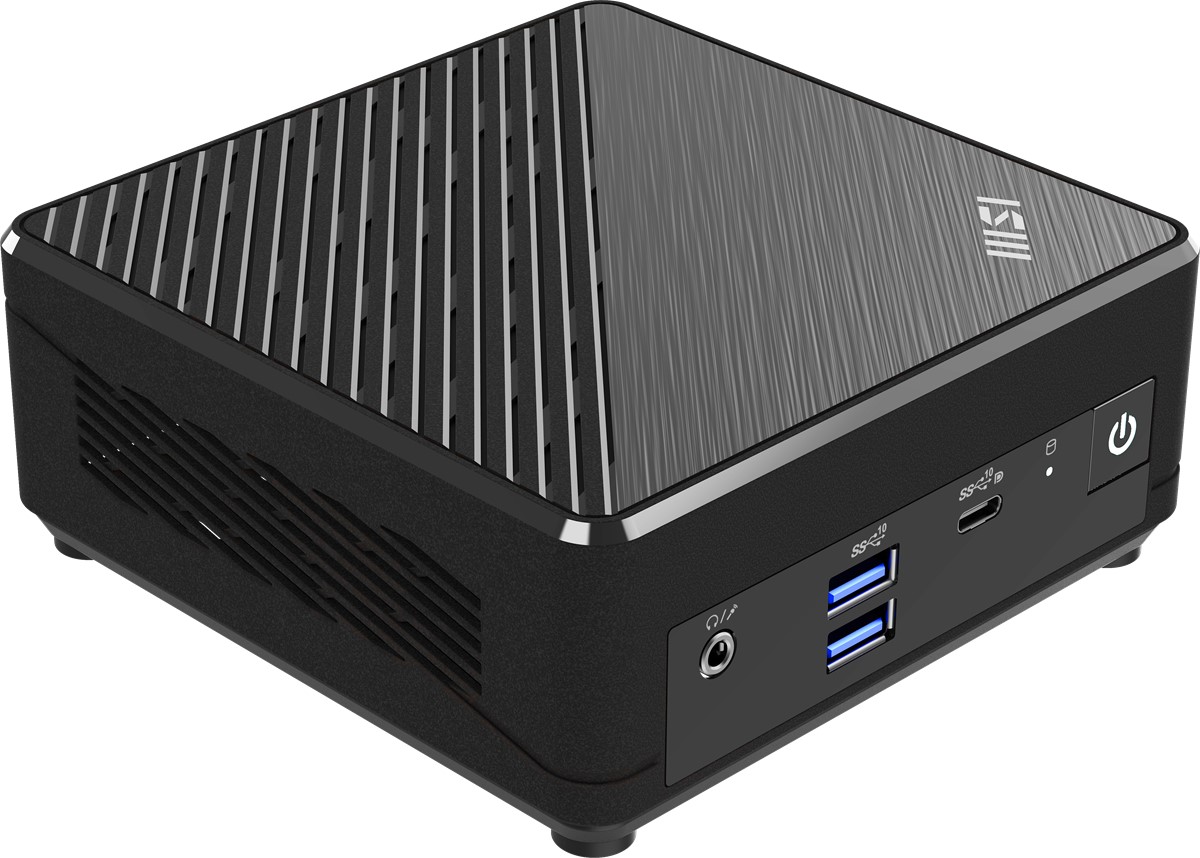 MSI CUBI N ADL-072XEU PROCESSOR N200 4GB DDR4 128GB SSD DOS SIYAH MINIPC