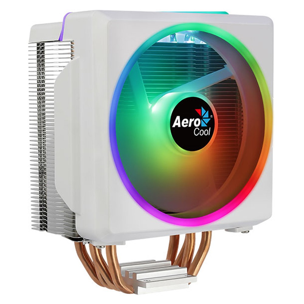 AEROCOOL AE-CC-CYLN4F-W CYLON 4F BEYAZ 12CM ARGB SEFFAF FAN ISLEMCI SOGUTUCU