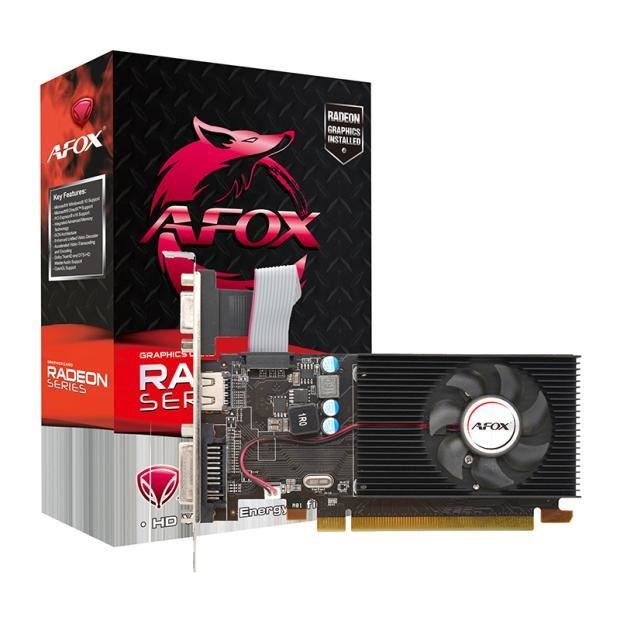 AFOX AFR5230-1024D3L5 VGA RADEON R5 230 2GB DDR3 64B DVI HDMI LP EKRAN KARTI