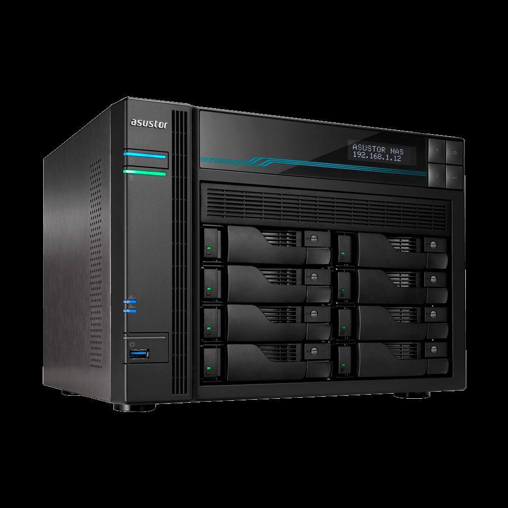 AS6508T ASUSTOR 8 SLOT NAS I-2.1GHZ QUAD 8GB DDR4 2X10G