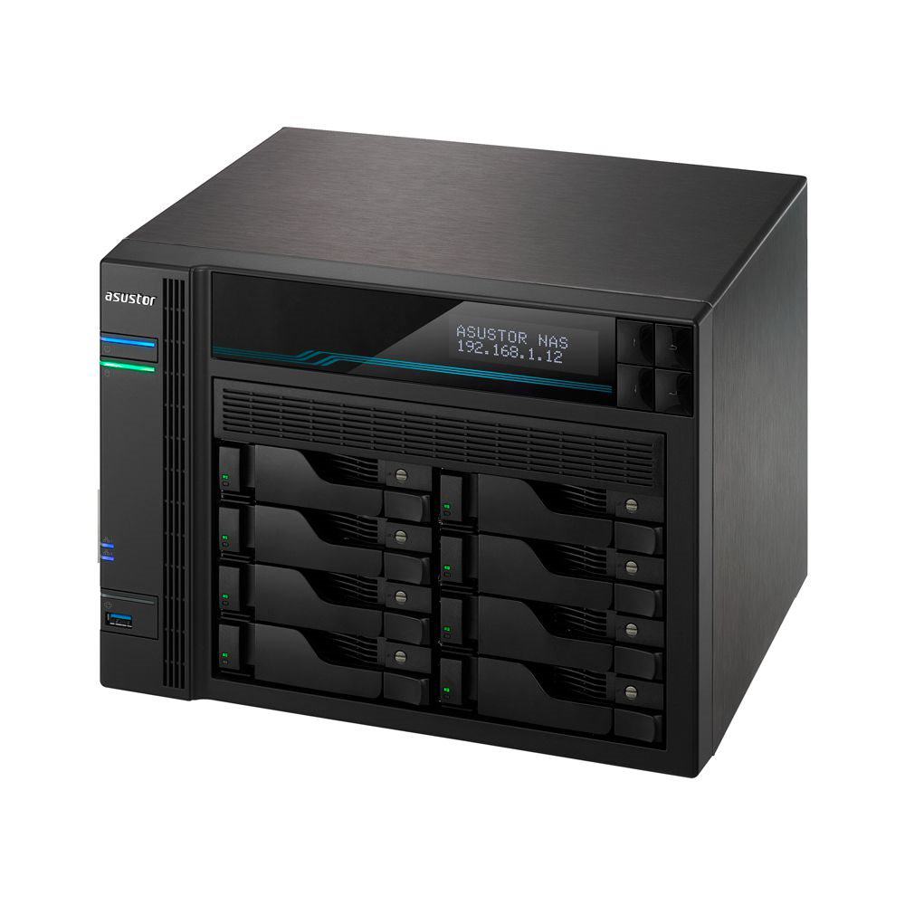 AS6508T ASUSTOR 8 SLOT NAS I-2.1GHZ QUAD 8GB DDR4 2X10G